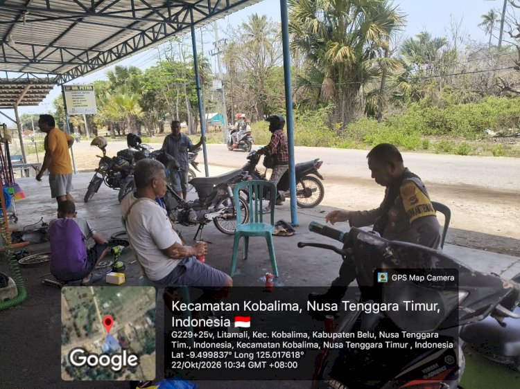 Sambang Humanis, Polri Ajak Warga Litamali Jauhi Miras dan Bersama Jaga Kamtibmas