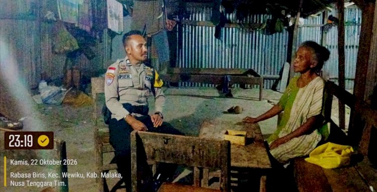 Jaga Kenyamanan Warga, Polsek Wewiku Sisir Jalur Selatan pada Malam Hari