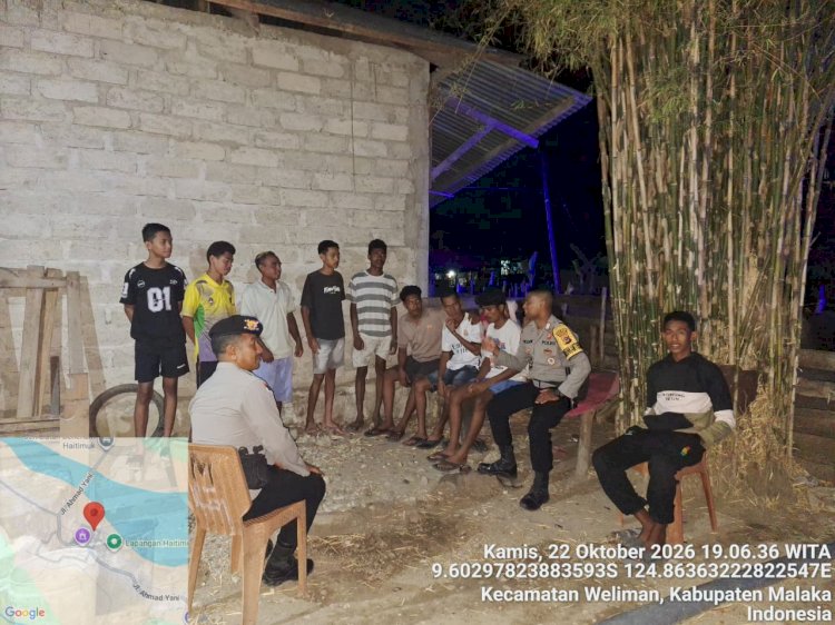 Polsek Weliman Siaga 24 Jam, Patroli Dialogis Hadirkan Rasa Aman bagi Masyarakat